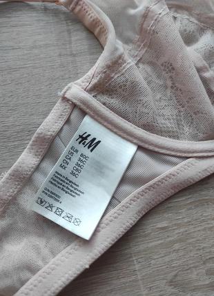 Нежный мягкий бюстгальтер на косточках h&m10 фото