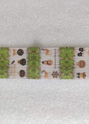 Новогодняя фольга для маникюра, 4*20 см