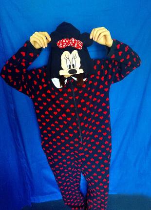 Піжама кигуруми мінні маус minnie mouse, бренд george, розмір s, на зріст до 172 см