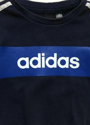 Тёплый джемпер, свитшот, свитер adidas (оригинал) на мальчика 2-3 лет4 фото