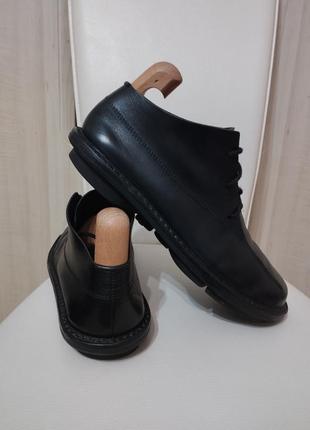 Шкіряні черевики туфлі ручної роботи німецького бренду trippen