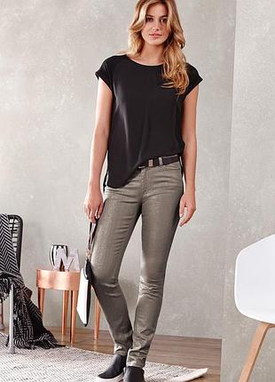 Джинсовые штаны брюки slim fit от тсм tchibo