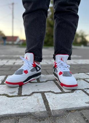 Жіночі кросівки nike air jordan retro 4  женские кроссовки найк аир джордан