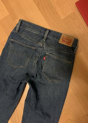 Джинсы оригинал фирменные брендовые levi’s slimming skinny узкие скинни левайс