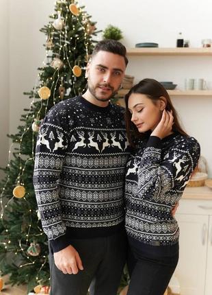Новогодние свитера family look 🎀