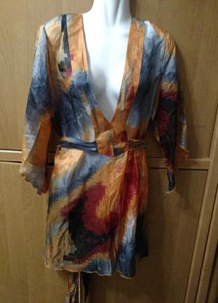 Блуза туника шелк италия