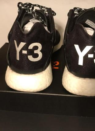 Y-3 yohji run core black/reflective silver/footwear white оригінал2 фото