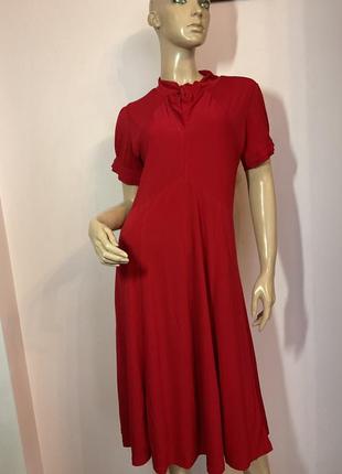 Новое красивое красное платье/ l/ brend lindy bor