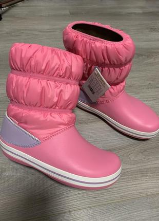 Зимние сапоги crocs crocband boot оригинал j6