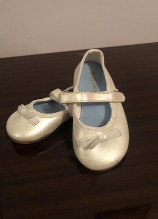 Туфли детские для девочки, 19 размер, baby zara