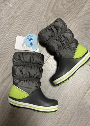 Дитячі зимові чоботи crocs оригінал с8