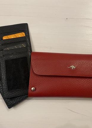 Cangurione шкіряний гаманець клатч органайзер
