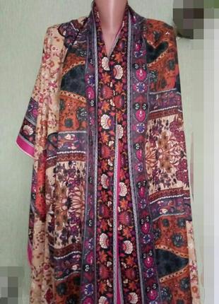 Шарф палантин шаль в восточном стиле