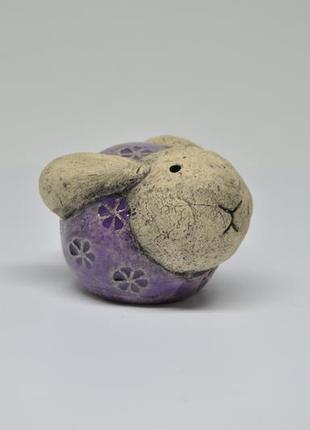 Статуетка керамічна кролик1 фото