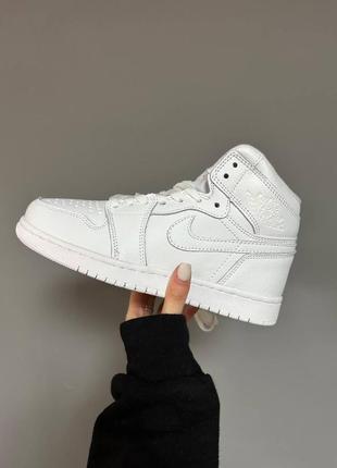 Жіночі кросівки nike air jordan 1 женские кроссовки найк аир джордан зимние