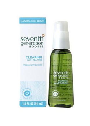 Очищающая сыворотка для проблемной кожи seventh generation boosts clearing natural skin serum 44ml1 фото