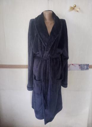 Теплый мягкий качественный флисовый халат р.l-xl