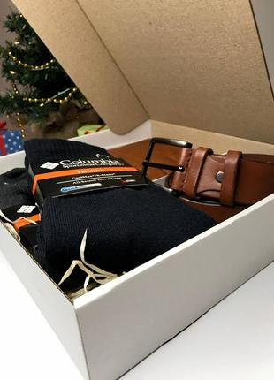 Подарочный premium box для мужчины в коричневом цвете2 фото