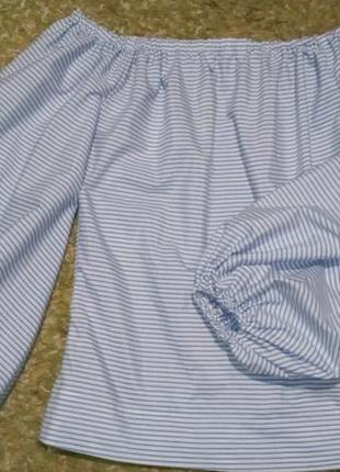 Літня блуза з натуральної тканини 36-382 фото