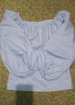 Літня блуза з натуральної тканини1 фото