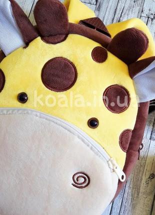 Детский рюкзак жираф,  плюш5 фото