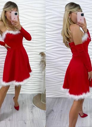 Стильне класичне класне красиве гарненьке зручне модне трендове вечірннє просте плаття сукня червона3 фото