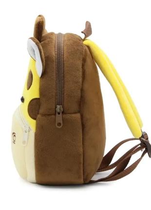 Детский рюкзак жираф,  плюш3 фото