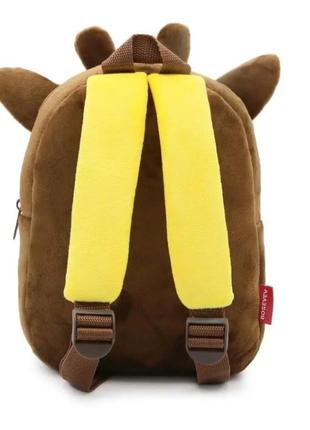 Детский рюкзак жираф,  плюш4 фото