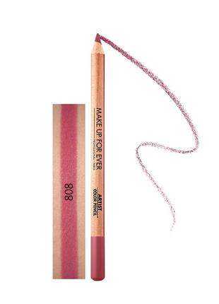 Карандаш для губ make up for ever artist color pencil 808 - boundless berry4 фото