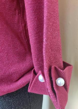 Жіночий светр на кулісці з рукавом 3/4 прямого крою 46-48 розміру3 фото