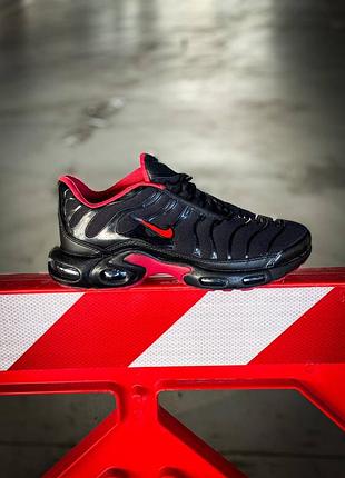 Чоловічі кросівки nike air max tn+ black red 🔥 smb
