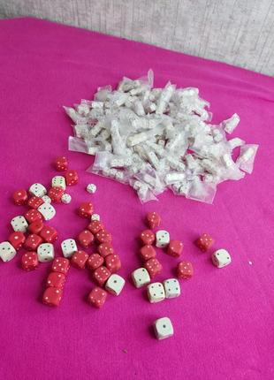 Советские кубики для детских настольгых игр нард ходилок кости раз ер 9/9 мм 15/15 мм