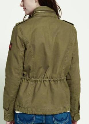 Нова куртка джинсова хакі'superdry' 'vintage military m-65 field jacket' 40-42р3 фото