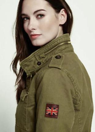 Новая куртка джинсовая хаки 'superdry' 'vintage military m-65 field jacket' 40-42р