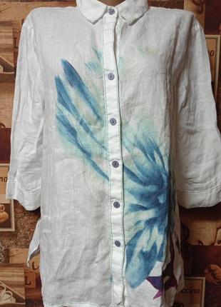 Лляна брендова блуза guy laroche,p.xl/42