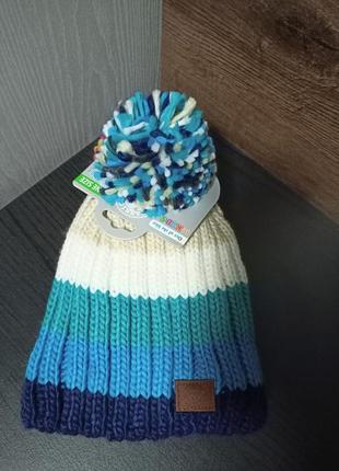 Зимние тёплые детские шапочки for kids2 фото