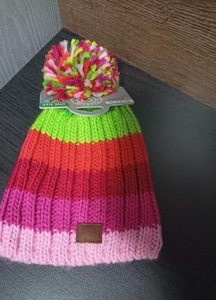 Зимние тёплые детские шапочки for kids3 фото