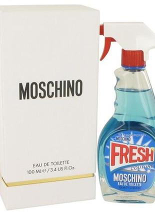 Moschino fresh couture туалетна вода 100ml оригінал із дюті фрі3 фото