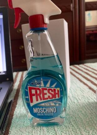 Moschino fresh couture туалетна вода 100ml оригінал із дюті фрі5 фото