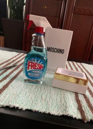 Moschino fresh couture туалетна вода 100ml оригінал із дюті фрі2 фото