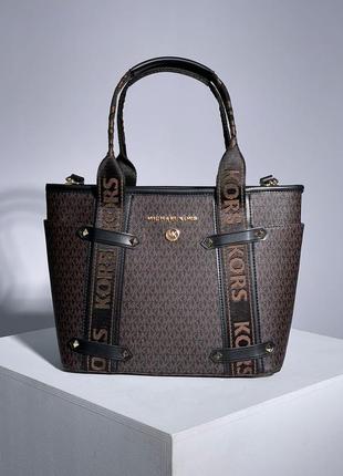 Сумка женская maeve logo tote bag brown