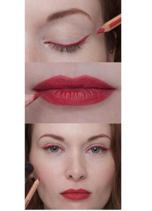 Карандаш для губ make up for ever artist color 710 - perpetual fire4 фото