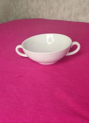 Чашка с двумя ручками фарфор фарфоровая пиала eschenbach bavaria