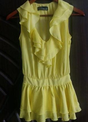 Блузка блуза майка шифоновая love republic