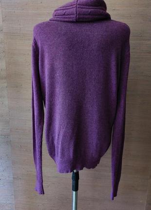 🌟❄️🌟 теплый свитер красивого фиолетового цвета5 фото
