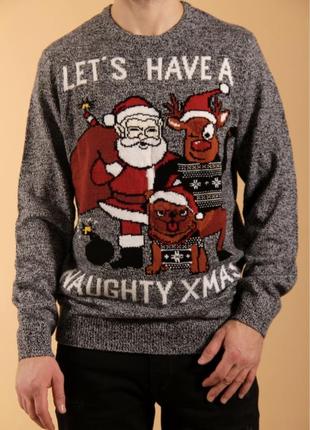 Мужской новогодний свитшот c&a