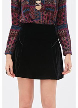 Бархатная юбка 2