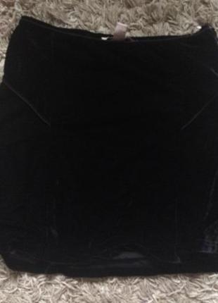 Бархатная юбка 3