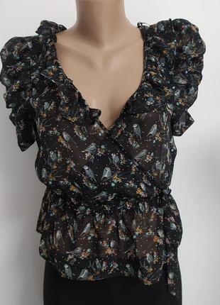 Жіноча шифонова літня блуза. h&m 42й розмір