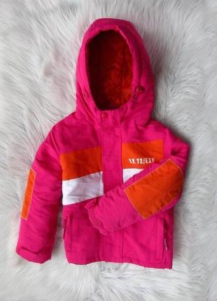 Спортивна гірськолижна тепла куртка парку з капюшоном europ kids